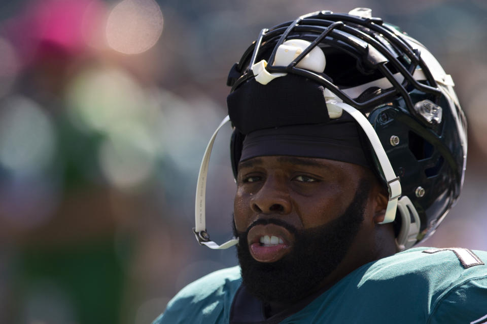 Philadelphia Eagles LT Jason Peters will return to practice on Wednesday. (Mitchell Leff/Getty Images)
