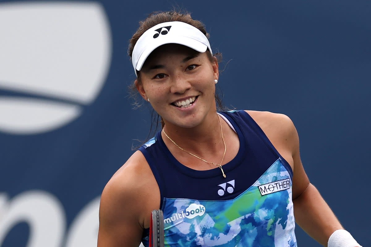 Lily Miyazaki secured a straight-sets win at the US Open  (Getty Images)