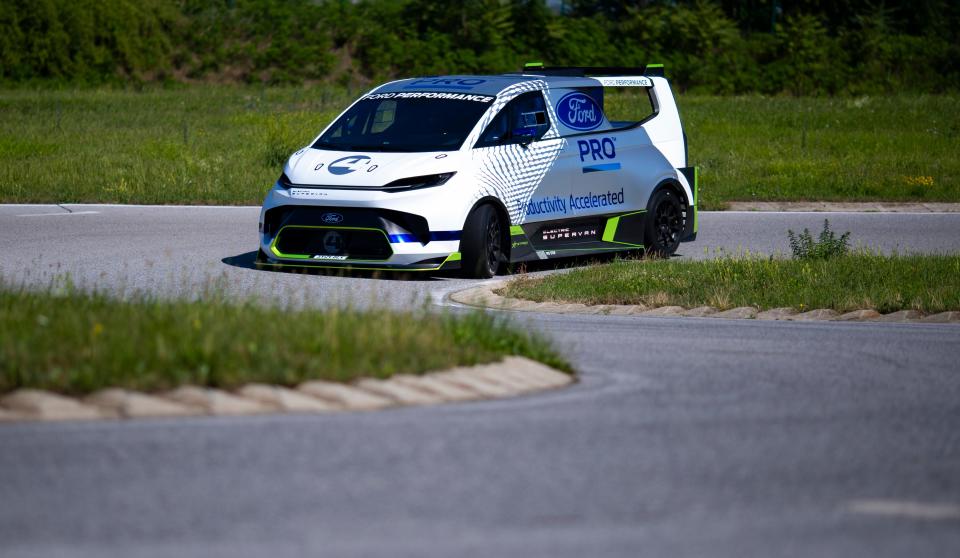 The Ford Pro Electric SuperVan.