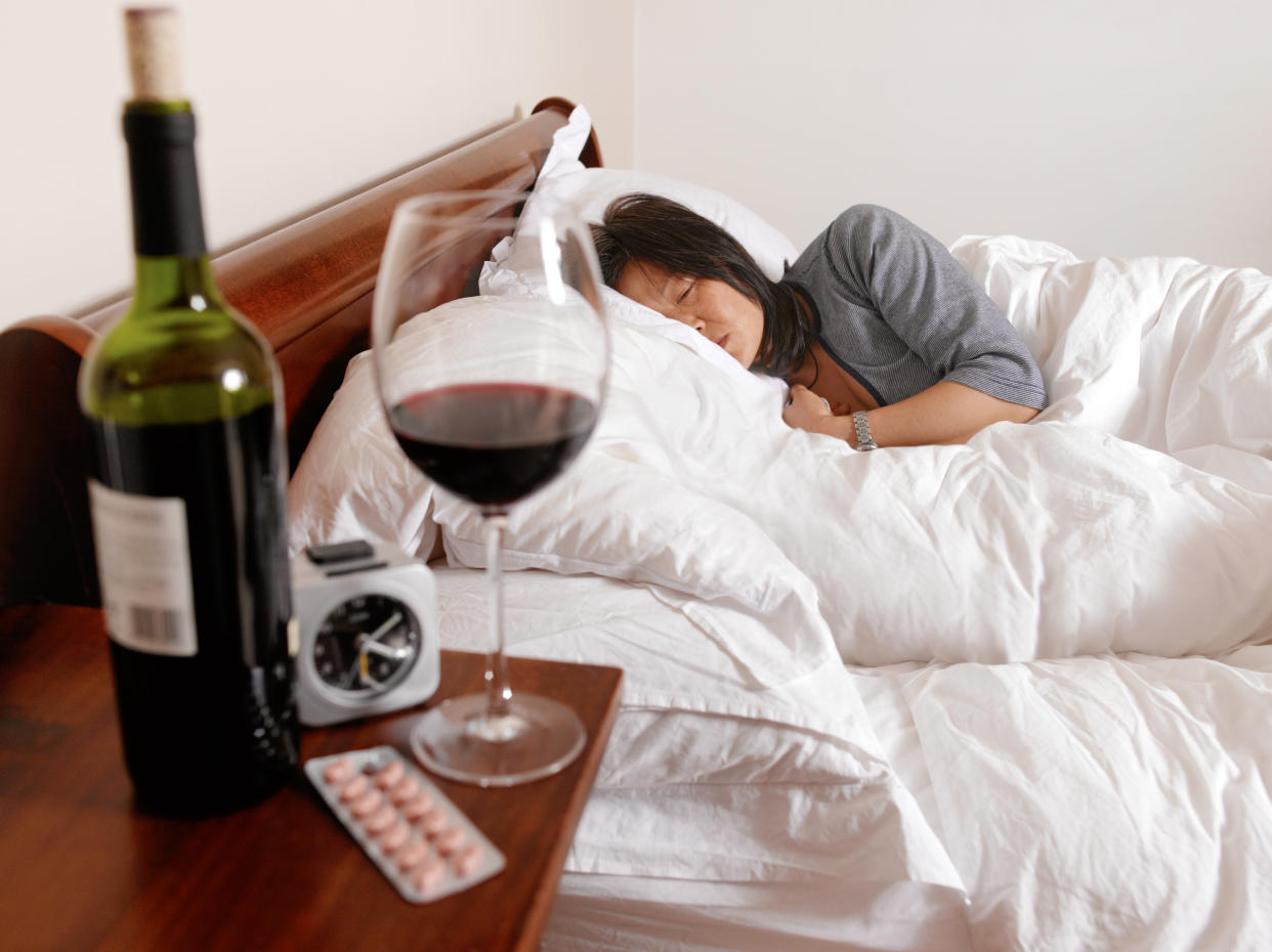 Alcohol is, among many other negatives, a sleep disruptor. (Photo: Getty Images)
