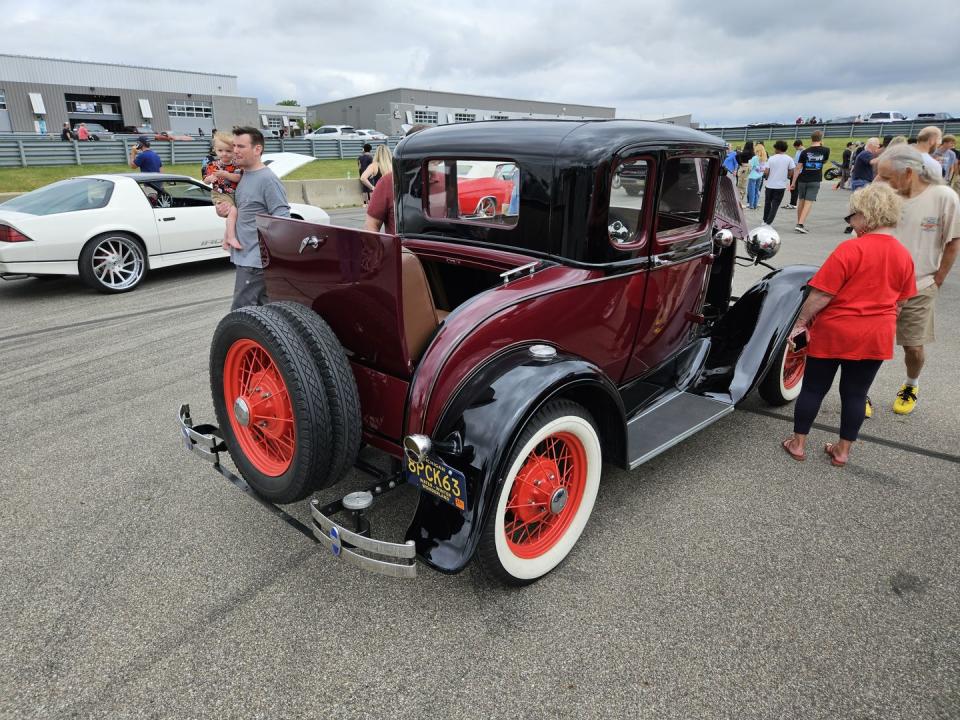 1930 model a ford at m1 concourse vintage cars and coffee 2024