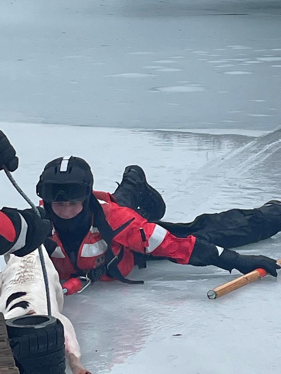 Coast Guard Dog Rescue Detroit River