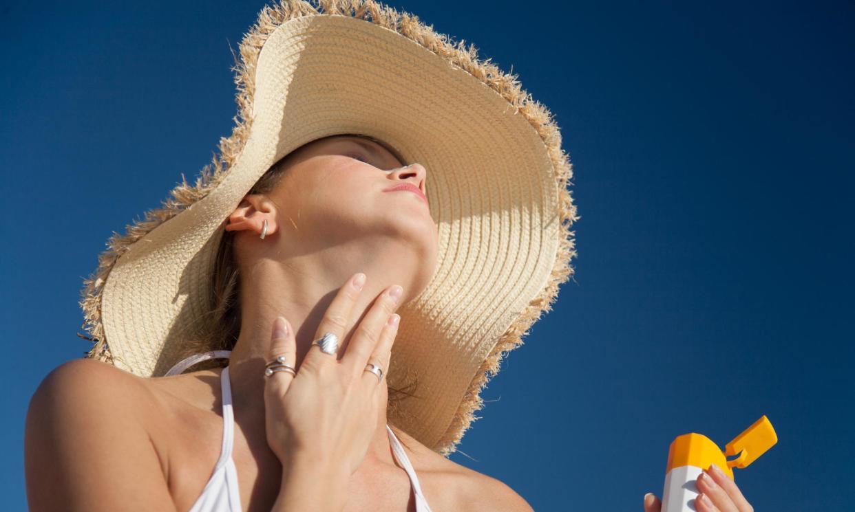 <span>Protect yourself: sunscreen is your friend.</span><span>Photograph: Getty Images</span>