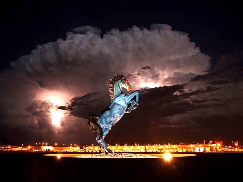 Denver airport mustang statue