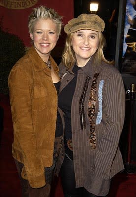 Tammy Lynn Michaels and Melissa Etheridge at the Hollywood premiere of Warner Brothers' Harry Potter and The Chamber of Secrets