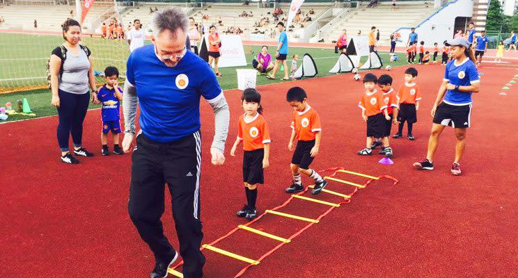 Training in progress at ActiveSG Football Academy. (Photo: Facebook/ActiveSG Football Academy)