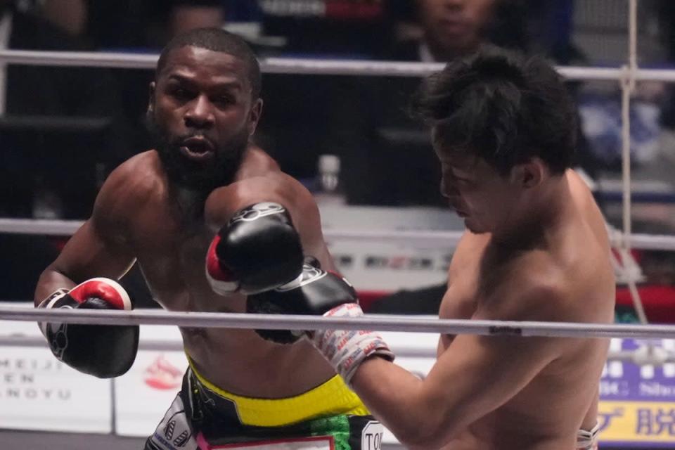 Floyd Mayweather hat Mikuru Asakura in seinem letzten Schaukampf (AP) leicht gemacht.