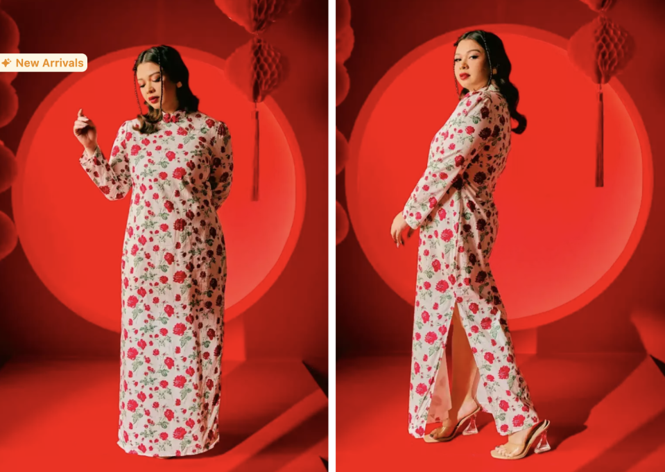 Fung Jie Cheongsam Dress. PHOTO: Zalora