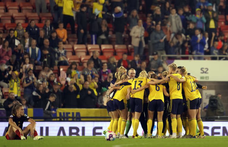 El equipo de Suecia eliminó a Bélgica en cuartos de final de la Eurocopa femenina