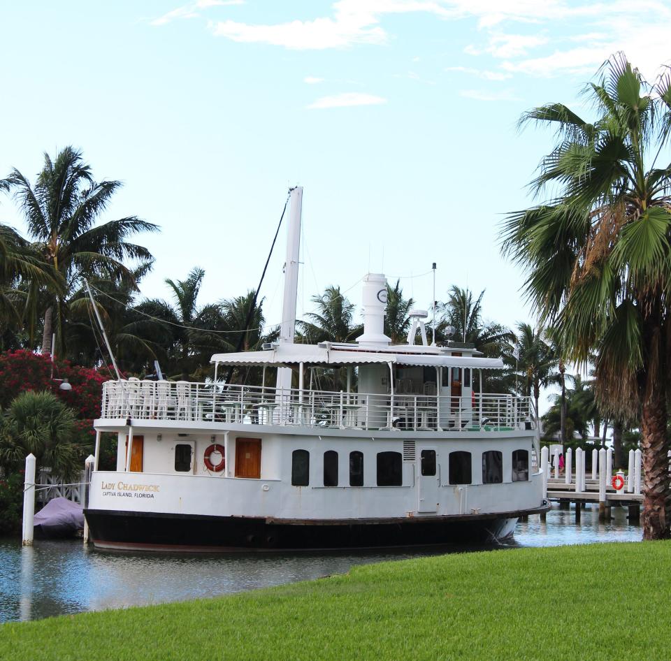 After a year of work and repairs, The Lady Chadwick is back in the water and making its popular trips from Captiva Island to Useppa Island and Cabbage Key. Check website for schedule of excursions.