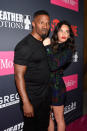 <p>Actor Jamie Foxx (L) and Actress Olivia Munn arrived on T-Mobile’s magenta carpet duirng the Showtime, WME IME and Mayweather Promotions VIP Pre-Fight Party for Mayweather vs. McGregor at T-Mobile Arena on August 26, 2017 in Las Vegas, Nevada. (Photo by David Becker/Getty Images for Showtime) </p>