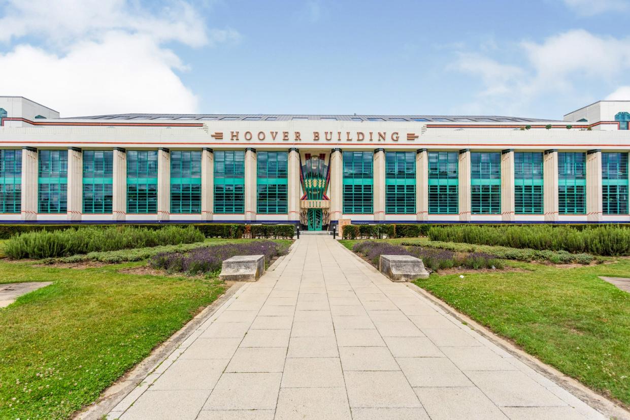 Flats in the art deco former Hoover factory in North West London