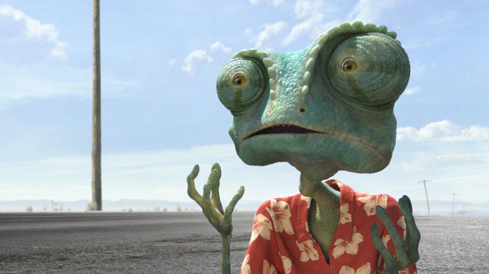 'Rango' (2011) Johnny Depp voices Rango