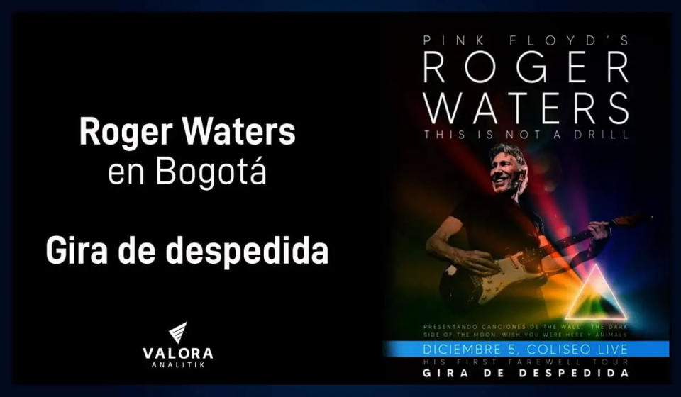 Roger Waters vendrá a Colombia para su gira de despedida. Imagen tomada de Move.