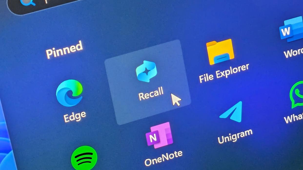  Windows Recall icon. 