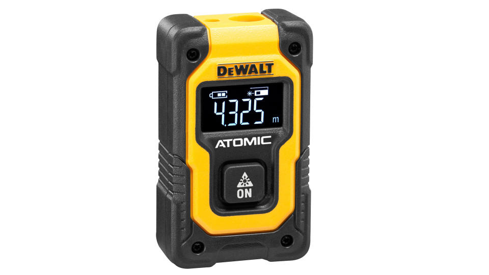 Product shot of Dewalt DW030PL Atomic, one of the best laser measures