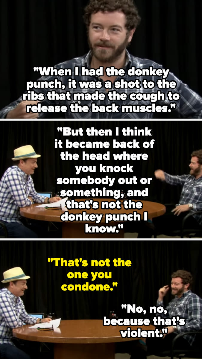 Danny Masterson being interviewed