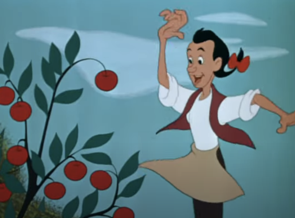 Screenshot from "Melody Time"