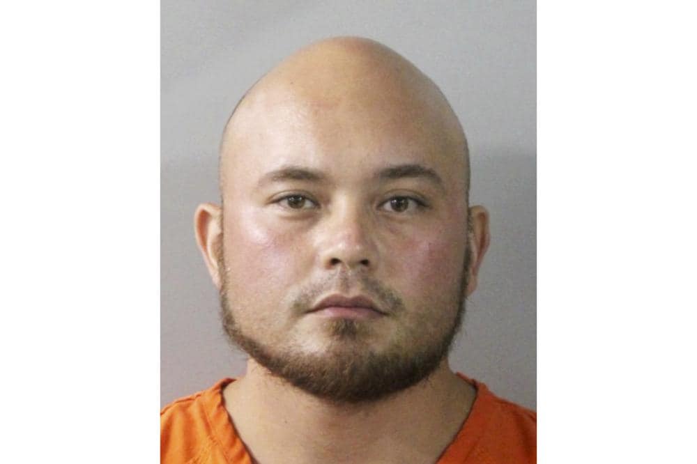 This booking photo provided by the Polk County, Fla. Sheriff’s Office shows, Bryan Riley, who was arrested Sunday, Sept. 5, 2021, in the shooting of four people in Lakeland, Fla. (Polk County Sheriff’s Office via AP)