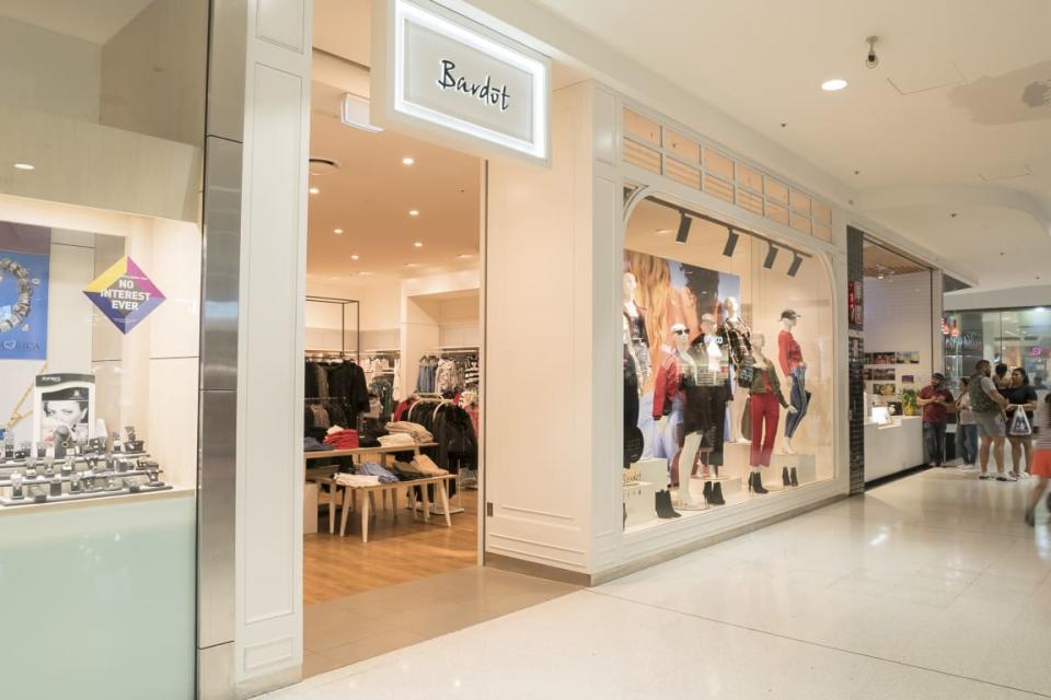 A Bardot store in Westfield Liverpool, NSW. (Source: Westfield)