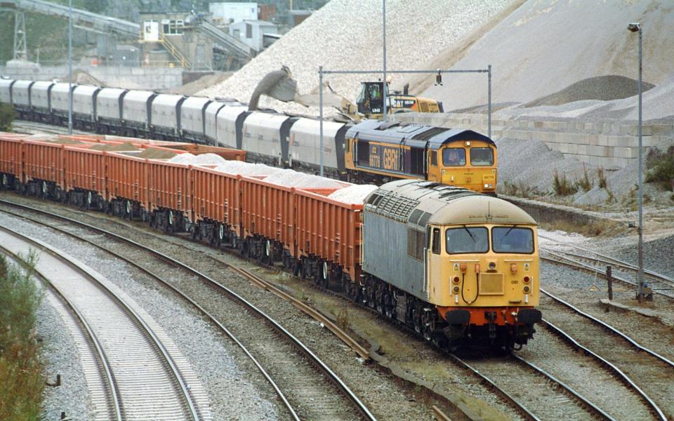 Transport Secretary Mark Harper wants rail freight to grow by 75pc by 2050