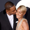 <p>The long-married actress has the perfect strategy for keeping things exciting in (or rather, <i>out</i> <i>of</i>) the bedroom. "Think of places outside that are comfortable to have sex," <a href="http://people.com/celebrity/jada-pinkett-smith-offers-racy-marriage-advice/" rel="nofollow noopener" target="_blank" data-ylk="slk:she said in Redbook;elm:context_link;itc:0;sec:content-canvas" class="link ">she said in <i>Redbook</i></a>.</p> <p>"Does he have access to his office? Have a fantasy date. Be his secretary! Be sneaky. Your girlfriend's house at a party. The bathroom! A guest bedroom! Just switch it up. Anything like that can keep it going. Anything it takes to keep the flame alive."</p> <p>In July 2020, the <em>Red Table Talk</em> host and husband Will Smith revealed they <a href="https://people.com/movies/will-smith-jada-pinkett-smith-shielded-kids-jaden-willow-from-marriage-issues/" rel="nofollow noopener" target="_blank" data-ylk="slk:briefly separated;elm:context_link;itc:0;sec:content-canvas" class="link ">briefly separated</a> several years ago, before finding their way back to each other.</p> <p>In the episode, Smith said the time apart took a toll on him, saying, "I wasn't sure I was ever going to speak to you again. Like the fact that I'm speaking to you again is a miracle. [Marriage] ain't for the weak at heart. There's just certain things that you have to go through. I wish it could be all magic and miracles."</p> <p>Pinkett Smith agreed, adding "You gotta go through some s— to get the answers. And I'm just happy because I definitely believe that you and I, we never ever, ever thought that we would make it back."</p> <p>Through the strife, the host voiced her gratitude for reaching a "new place of unconditional love" with her spouse.</p>