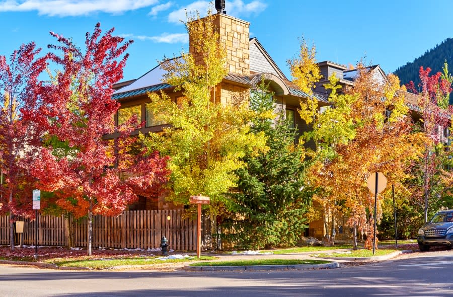 Street in Aspen town at autumn, Colorado (Getty Images)