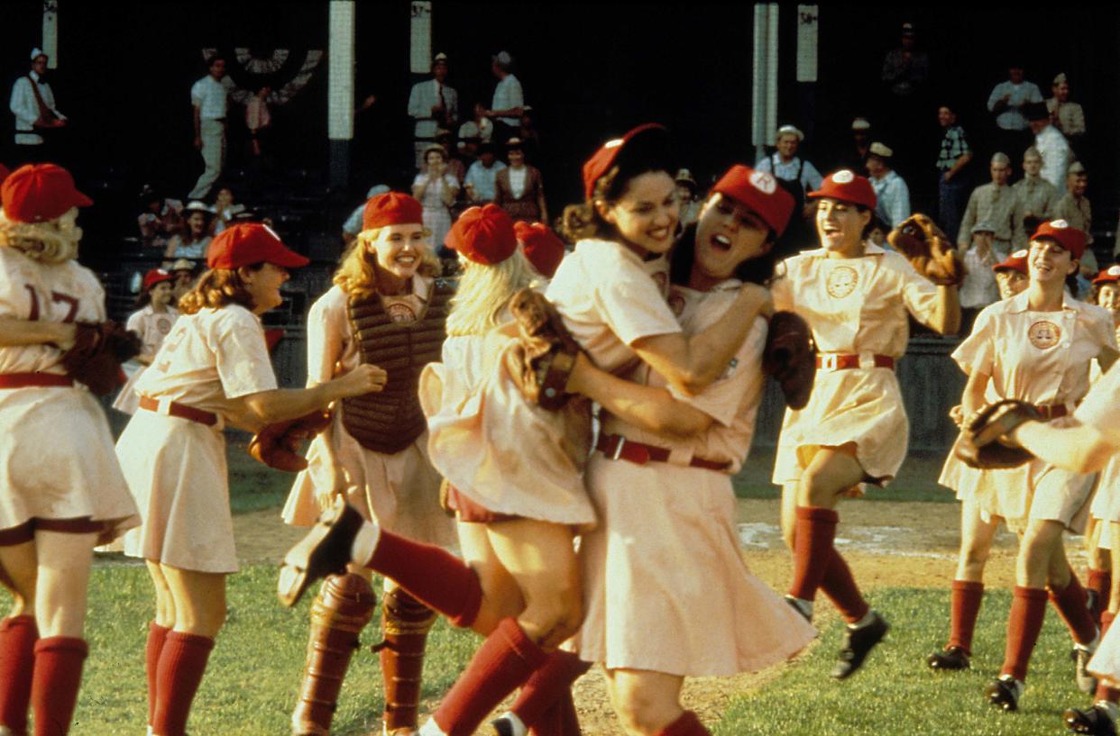 “A League of Their Own.” - Credit: Moviestore/REX/Shutterstock