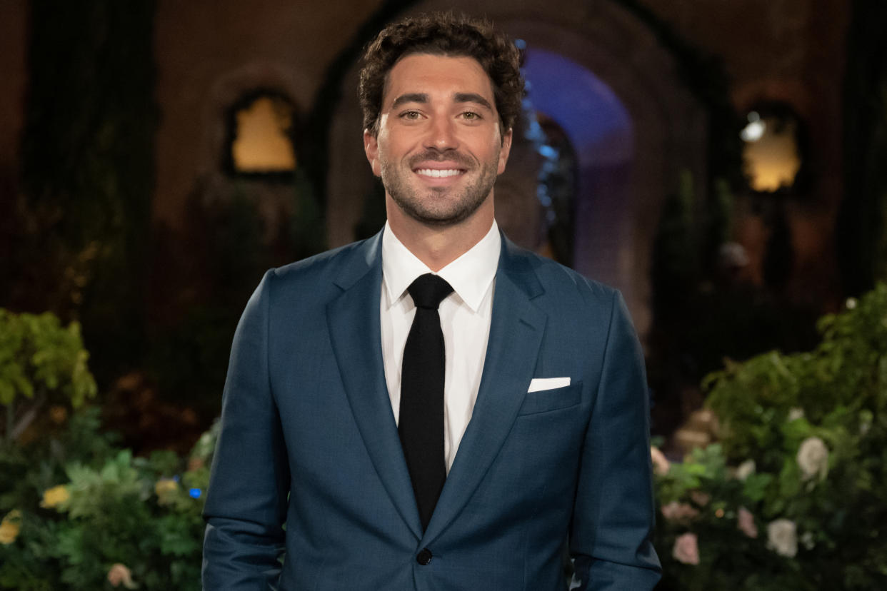 <em>The Bachelor</em> star Joey Graziadei. (Disney/John Fleenor)