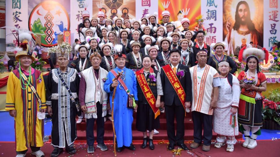 110年各宗教花蓮祭天祈福閉幕典禮。（圖／花蓮縣政府提供）