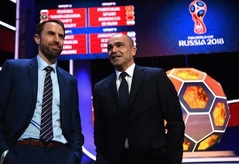 Gareth Southgate and Roberto Martinez - Credit: Getty Images