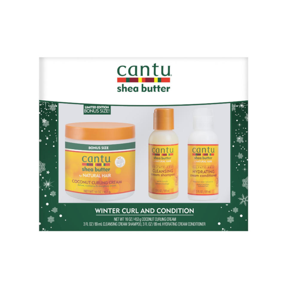 Cantu Winter Curl & Conditioner gift set