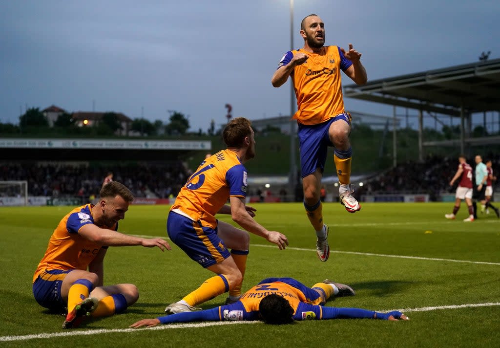 Mansfield secured their spot at Wembley  (PA)