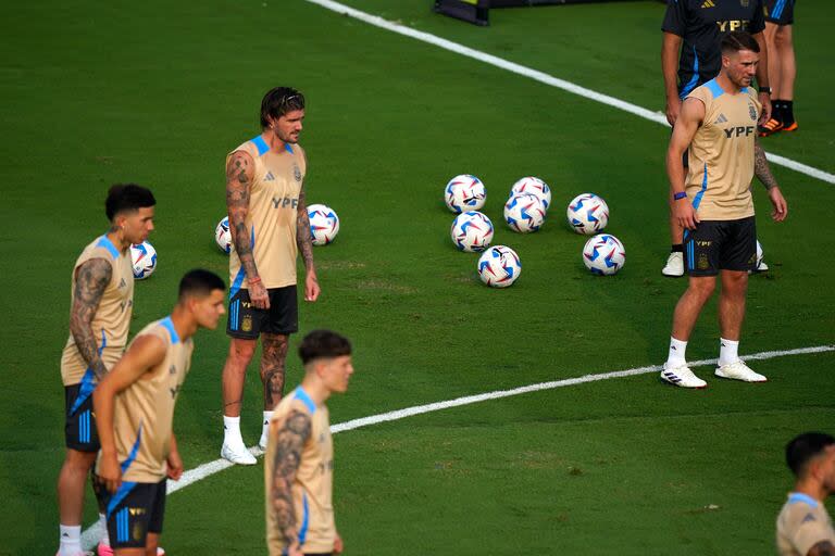 Entrenamiento Copa América en Atlanta