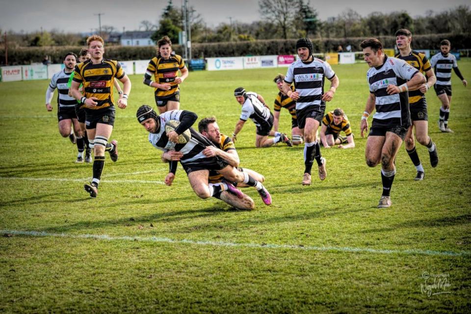 Charlie Grimes scored four tries for Luctonians as they beat Dudley Kingswinford <i>(Image: Pictured during a previous match by Nigel Mee)</i>