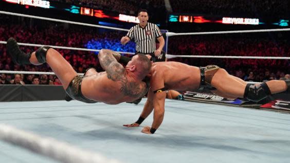 Randy Orton hits an RKO at Survivor Series (WWE)