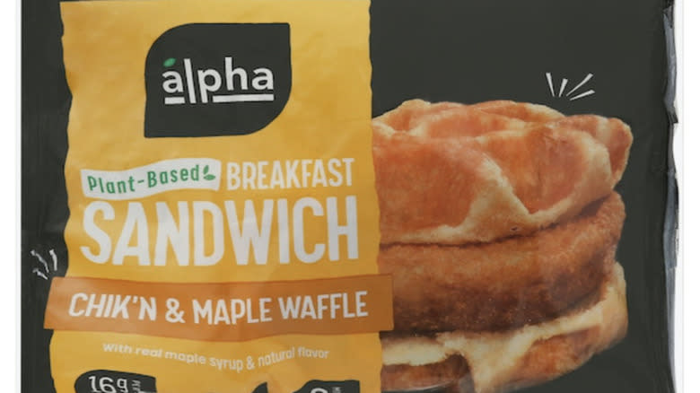 alpha breakfast sandwich