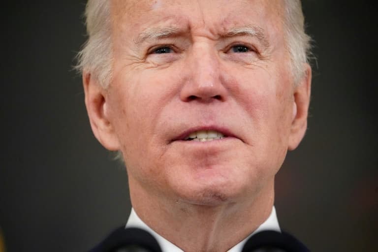 Le président américain Joe Biden à la Maison Blanche le 7 janvier 2022 - MANDEL NGAN © 2019 AFP