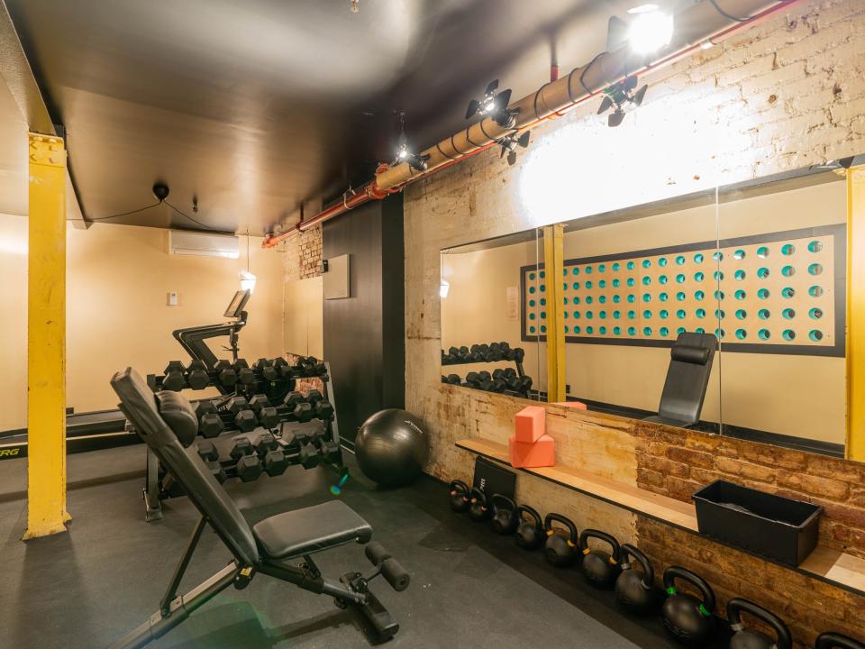 The gym is rarely crowded, residents say.