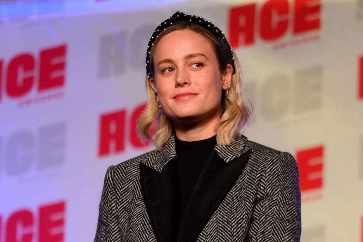 CHICAGO, ILLINOIS - OCTOBER 12: Brie Larson attends ACE Comic Con Midwest at Donald E. Stephens Convention Center on October 12, 2019 in Rosemont, Illinois. (Photo by Daniel Boczarski/Getty Images)