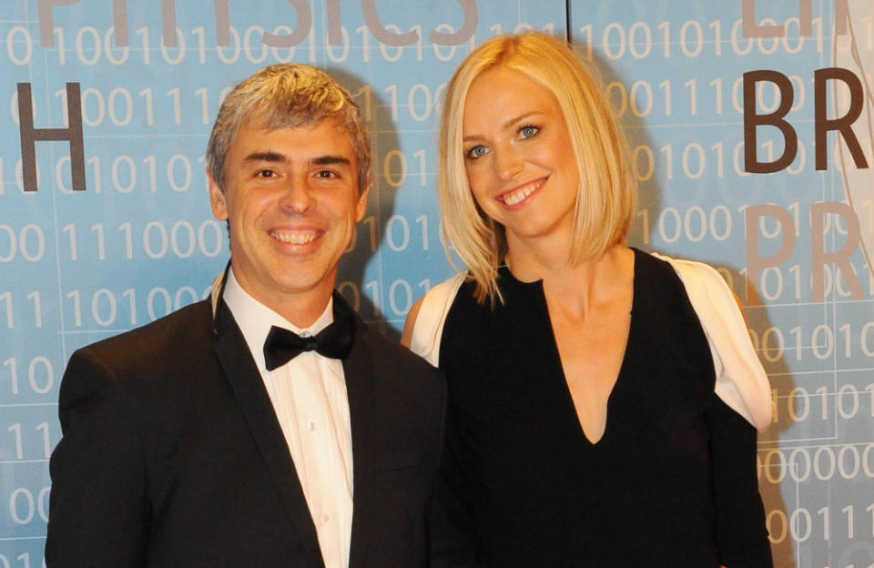 Lucinda Southworth and Larry Page