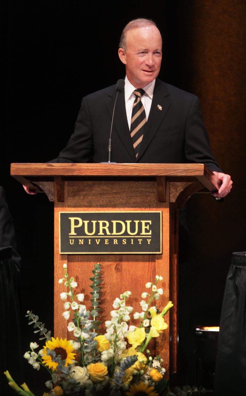 Purdue University President Mitch Daniels was paid $953,323 in 2022.