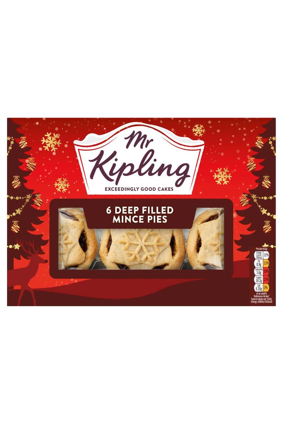 Mr Kipling Deep Filled Mince Pies