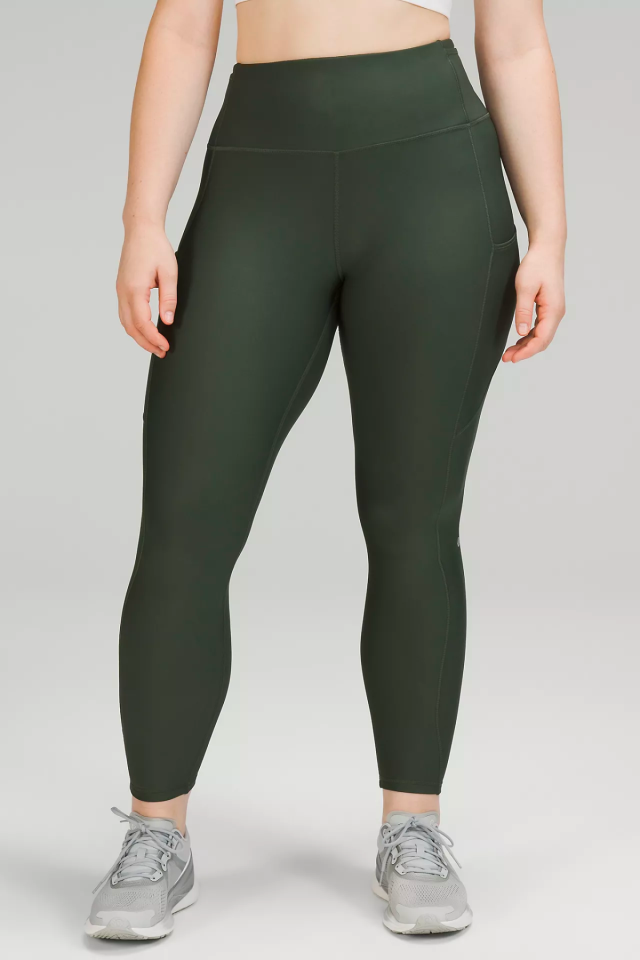 Solid Olive Fleece Lined Leggings - Women's Plus Size – Apple Girl Boutique