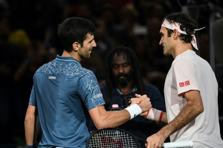 Friendly rivals: Novak Djokovic and Roger Federer