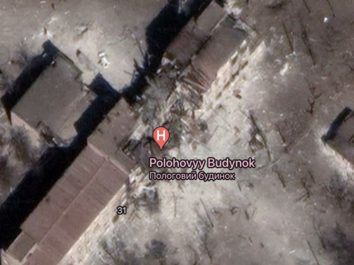 Maternity Hospital, Mariupol, 2022 (Google Maps)