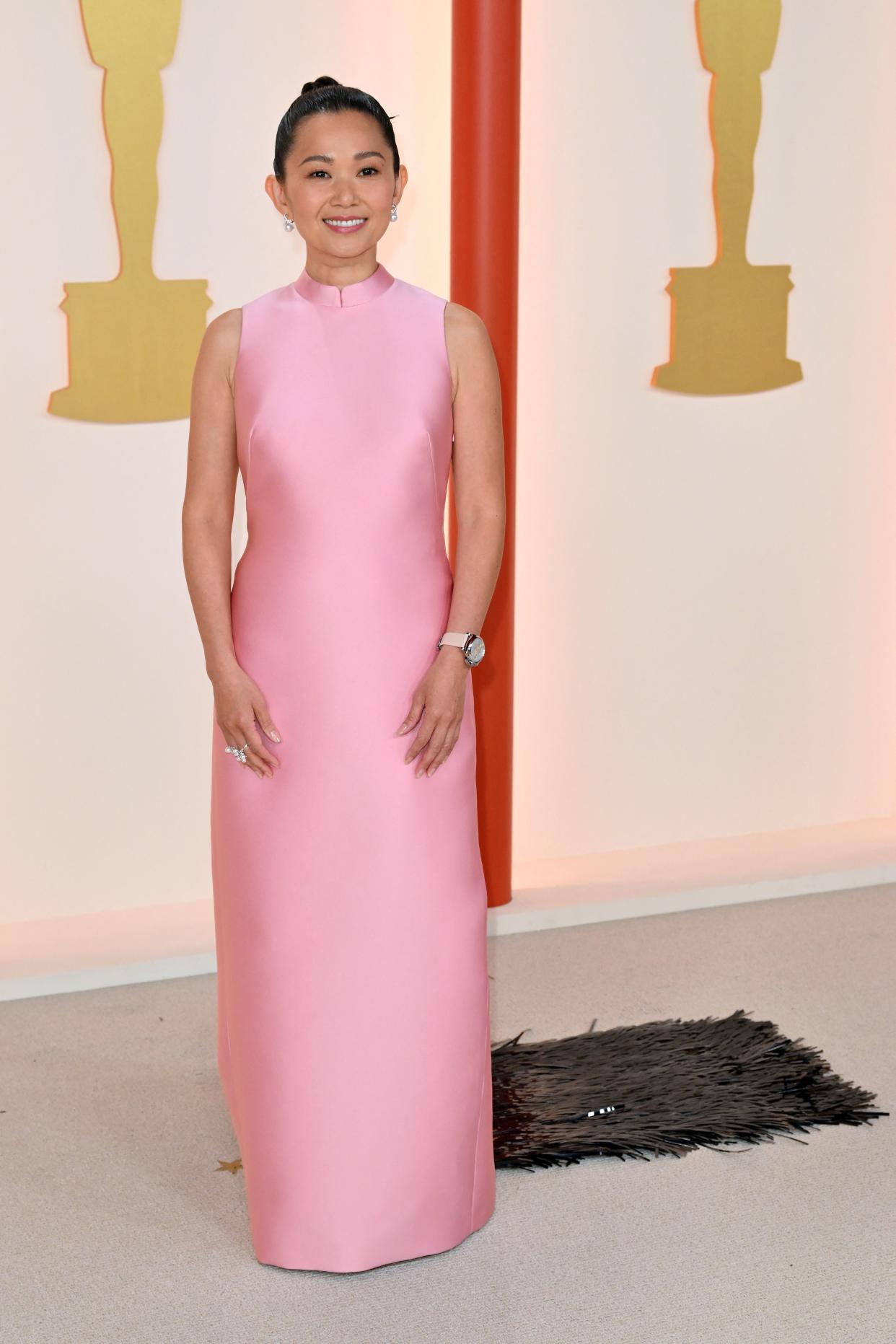 US actress Hong Chau attends the 95th Annual Academy Awards at the Dolby Theatre in Hollywood, California on March 12, 2023. (Photo by ANGELA WEISS / AFP) (Photo by ANGELA WEISS/AFP via Getty Images)