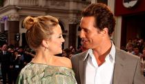 Matthew McConaughey and Kate Hudson arrive for the European Film Premiere of Fool's Gold at the Odeon Leicester Square, London, WC2.