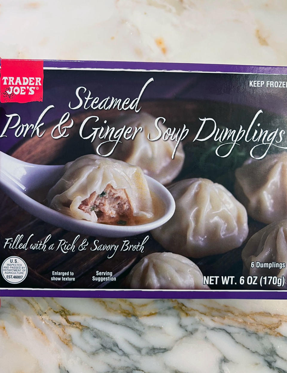 A Box of Steamed Pork & Ginger Soup Dumplings