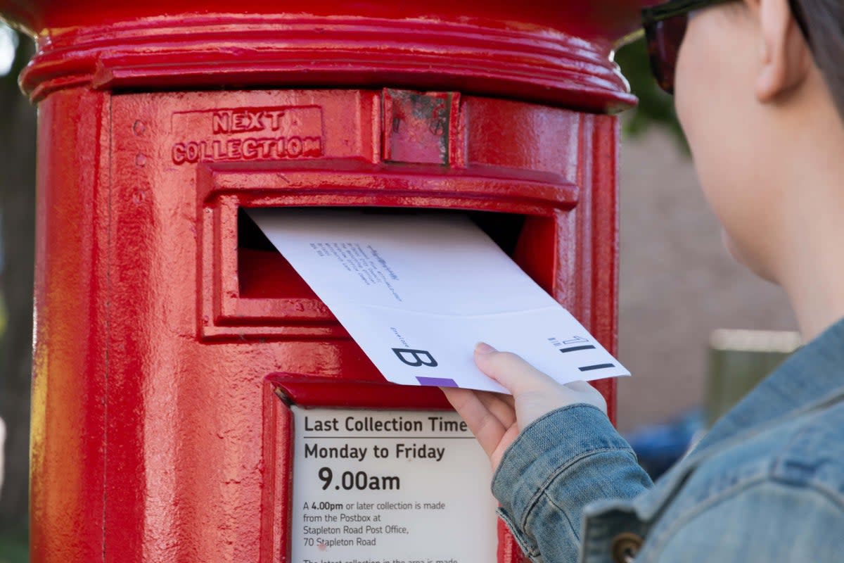 Completed postal votes must have reached councils by 10pm on polling day, July 4